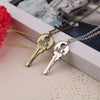 Antique Sherlock Necklace Vintage Key Pendant